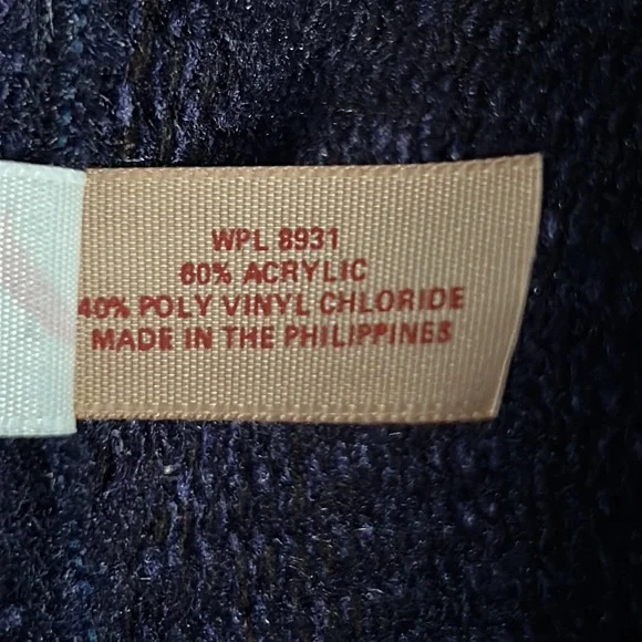 Vintage Navy Blue Wool Hat - Picture 6 of 11